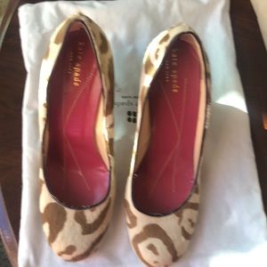A Pair Of Calf Hair Shoes